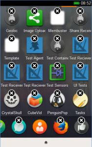 Firefox OS App arrange