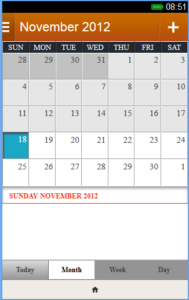 Firefox OS Calendar