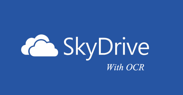 SkyDrive with OCR