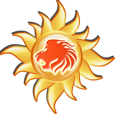 The Sun and Leo in My Logo